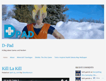 Tablet Screenshot of dpadblog.com